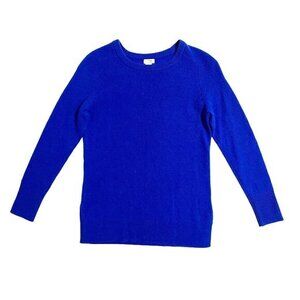 Halogen Blue Sweater Crew Neck Cobalt Lightweight Pullover Sz XXS P NEW